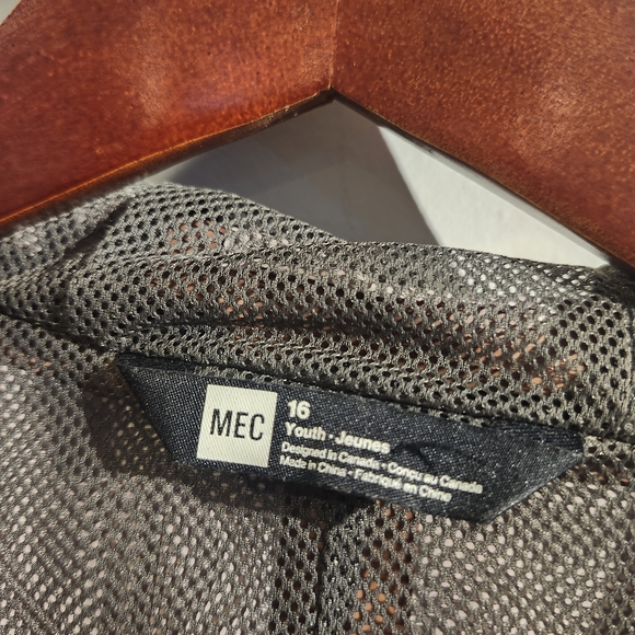 MEC Black Kids Long Raincoat - Picture 2 of 3